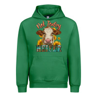 Emerald heifer with sunflowers Urban Hoodie - LillyAllenDesigns