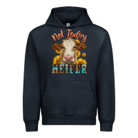 Navy heifer with sunflowers Urban Hoodie - LillyAllenDesigns