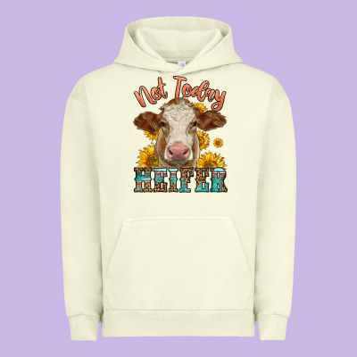 Heifer With Sunflowers Urban Hoodie Designed By Lillyallendesigns