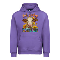 Tulip heifer with sunflowers Urban Hoodie - LillyAllenDesigns