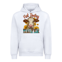 White heifer with sunflowers Urban Hoodie - LillyAllenDesigns