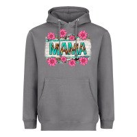 Storm mama leopard with turquoise background Heavyweight Hoodie - texasbilliewilder