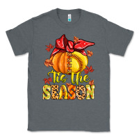 Charcoal Heather tis the season fall softball Classic Tee - MaliasSmallBusiness