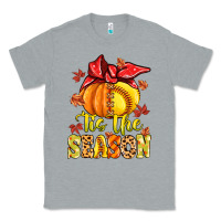 Heather Grey tis the season fall softball Classic Tee - MaliasSmallBusiness