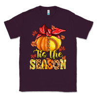 Plum tis the season fall softball Classic Tee - MaliasSmallBusiness