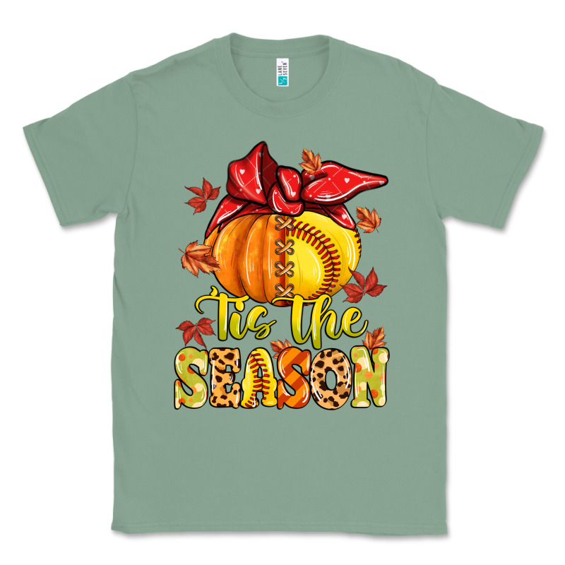 Tis The Season Fall Softball Classic Tee by MaliasSmallBusiness | Teevron