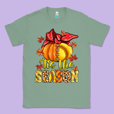 Classic Tee tis the season fall softball