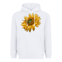 White sunflower Heavyweight Hoodie - RanaPortraitStore
