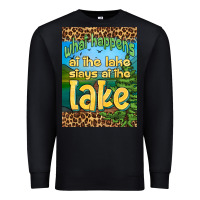 Black what happens at the lake stays at the lake air freshener Premium Sweatshirt - HRA Design Shop