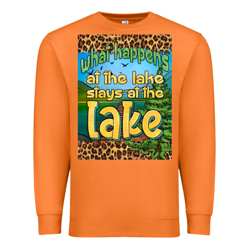 What Happens At The Lake Stays At The Lake Air Freshener Premium Sweatshirt by HRA Design Shop | Teevron