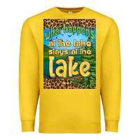 Lemon what happens at the lake stays at the lake air freshener Premium Sweatshirt - HRA Design Shop