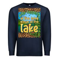 Navy what happens at the lake stays at the lake air freshener Premium Sweatshirt - HRA Design Shop