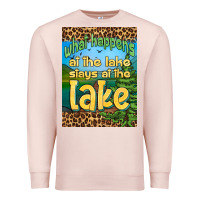 Pale Pink what happens at the lake stays at the lake air freshener Premium Sweatshirt - HRA Design Shop