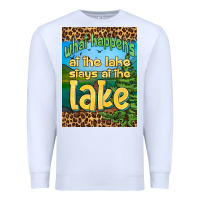 White what happens at the lake stays at the lake air freshener Premium Sweatshirt - HRA Design Shop