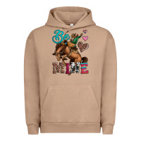 Pigment Burro be mine cowboy rodeo valentines day Urban Hoodie - Jasminsmagicworld