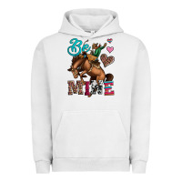 Pigment Lunar Rock be mine cowboy rodeo valentines day Urban Hoodie - Jasminsmagicworld