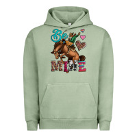 Pigment Oil Green be mine cowboy rodeo valentines day Urban Hoodie - Jasminsmagicworld