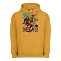 Pigment Peanut Butter be mine cowboy rodeo valentines day Urban Hoodie - Jasminsmagicworld