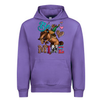 Tulip be mine cowboy rodeo valentines day Urban Hoodie - Jasminsmagicworld