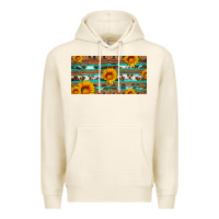 Tofu aztec sunflower cowhide license plate Premium Hoodie - Artiststas