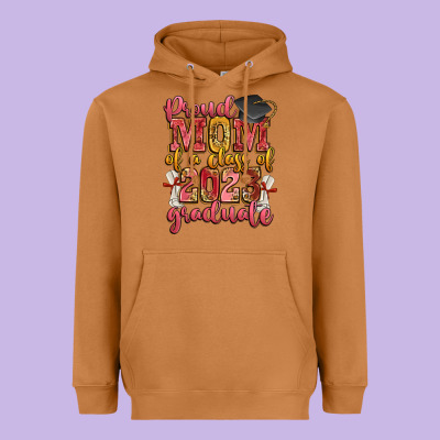 Proud Mom Of A Class Of 2023 Graduate Heavyweight Hoodie Designed By Zillion Design Studio