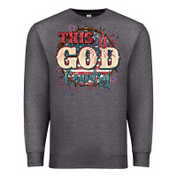 Charcoal Heather This is god country 4th of july Premium Sweatshirt - CowGirlArtShop