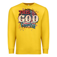 Lemon This is god country 4th of july Premium Sweatshirt - CowGirlArtShop