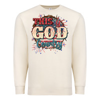 Sandshell This is god country 4th of july Premium Sweatshirt - CowGirlArtShop