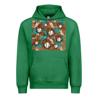 Emerald baseball turquoise gemstones western patterns Urban Hoodie - BarkalooDesign