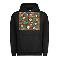Pigment Black baseball turquoise gemstones western patterns Urban Hoodie - BarkalooDesign