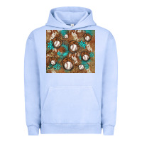 Pigment Grape Ice baseball turquoise gemstones western patterns Urban Hoodie - BarkalooDesign