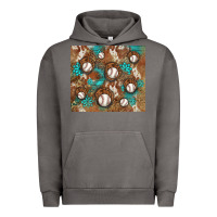 Pigment Tornado baseball turquoise gemstones western patterns Urban Hoodie - BarkalooDesign