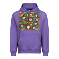 Tulip baseball turquoise gemstones western patterns Urban Hoodie - BarkalooDesign