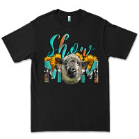 Black Western Show Mom Sheep Premium Tee - LillyAllenDesigns