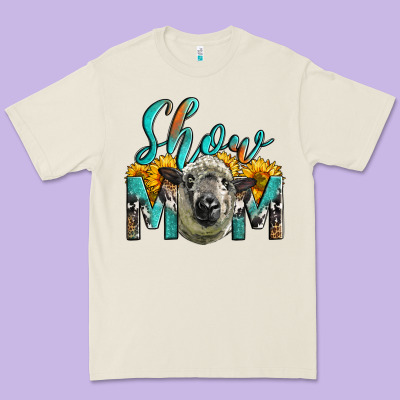 Western Show Mom Sheep Premium Tee Designed By Lillyallendesigns