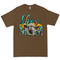 Cacao Western Show Mom Sheep Premium Tee - LillyAllenDesigns