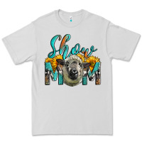 Dove Grey Western Show Mom Sheep Premium Tee - LillyAllenDesigns