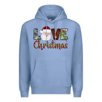 Colony Blue love christmas Premium Hoodie - AdoDesignShop