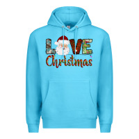 Ocean Blue love christmas Premium Hoodie - AdoDesignShop