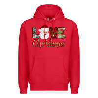 Red love christmas Premium Hoodie - AdoDesignShop