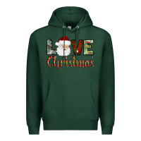 Sports Green love christmas Premium Hoodie - AdoDesignShop