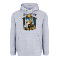 Heather Grey oh holy night holy family Heavyweight Hoodie - RanaPortraitStore