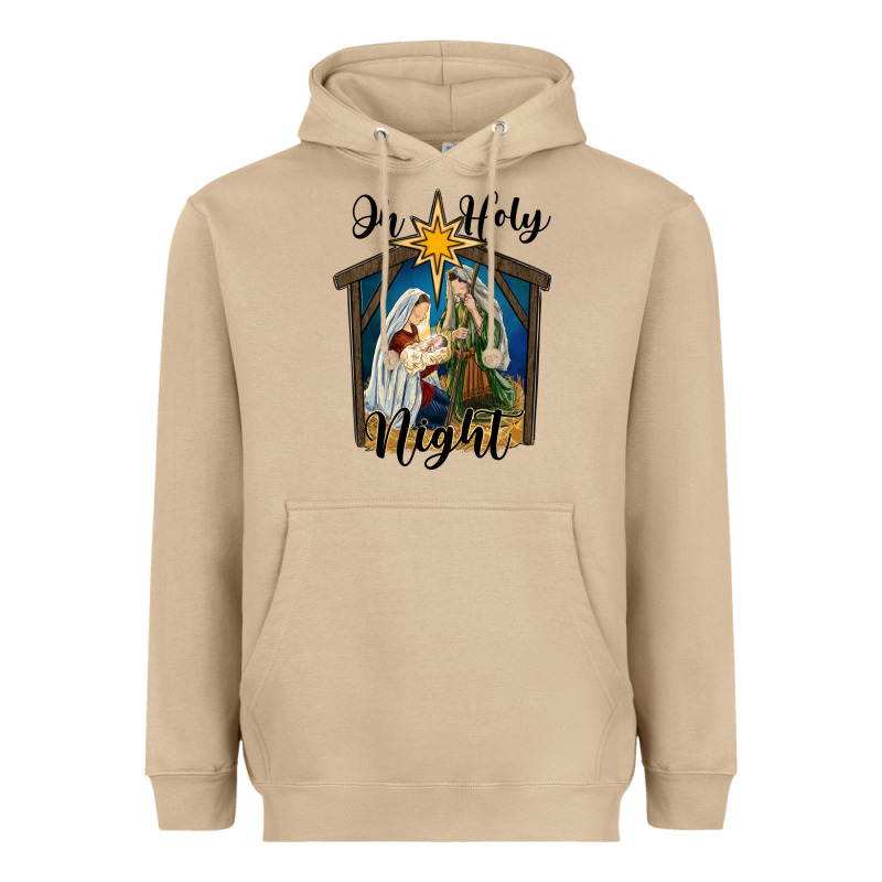 Oh Holy Night Holy Family Heavyweight Hoodie by RanaPortraitStore | Teevron