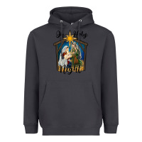 Smoke oh holy night holy family Heavyweight Hoodie - RanaPortraitStore
