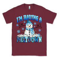 Burgundy i'm having a meltdown Classic Tee - MaliasSmallBusiness