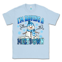 Dusty Blue i'm having a meltdown Classic Tee - MaliasSmallBusiness