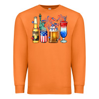 Carrot 4th of July American drinks Premium Sweatshirt - Neo Western
