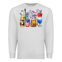 Dove Grey 4th of July American drinks Premium Sweatshirt - Neo Western