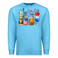 Ocean Blue 4th of July American drinks Premium Sweatshirt - Neo Western