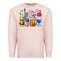 Pale Pink 4th of July American drinks Premium Sweatshirt - Neo Western